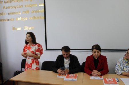 “Sağlam ailə - sağlam uşaq – sağlam cəmiyyət” mövzusunda tədbir keçirilib.