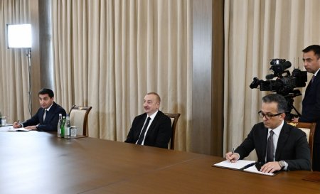 İlham Əliyev KAICIID-in baş katibini qəbul etdi - Fotolar İlham Əliyev KAICIID-in baş katibini qəbul etdi - Fotolar