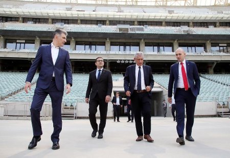 Fernandu Santuş Bakıda idman obyektləri ilə tanış olub Fernandu Santuş Bakıda idman obyektləri ilə tanış olub